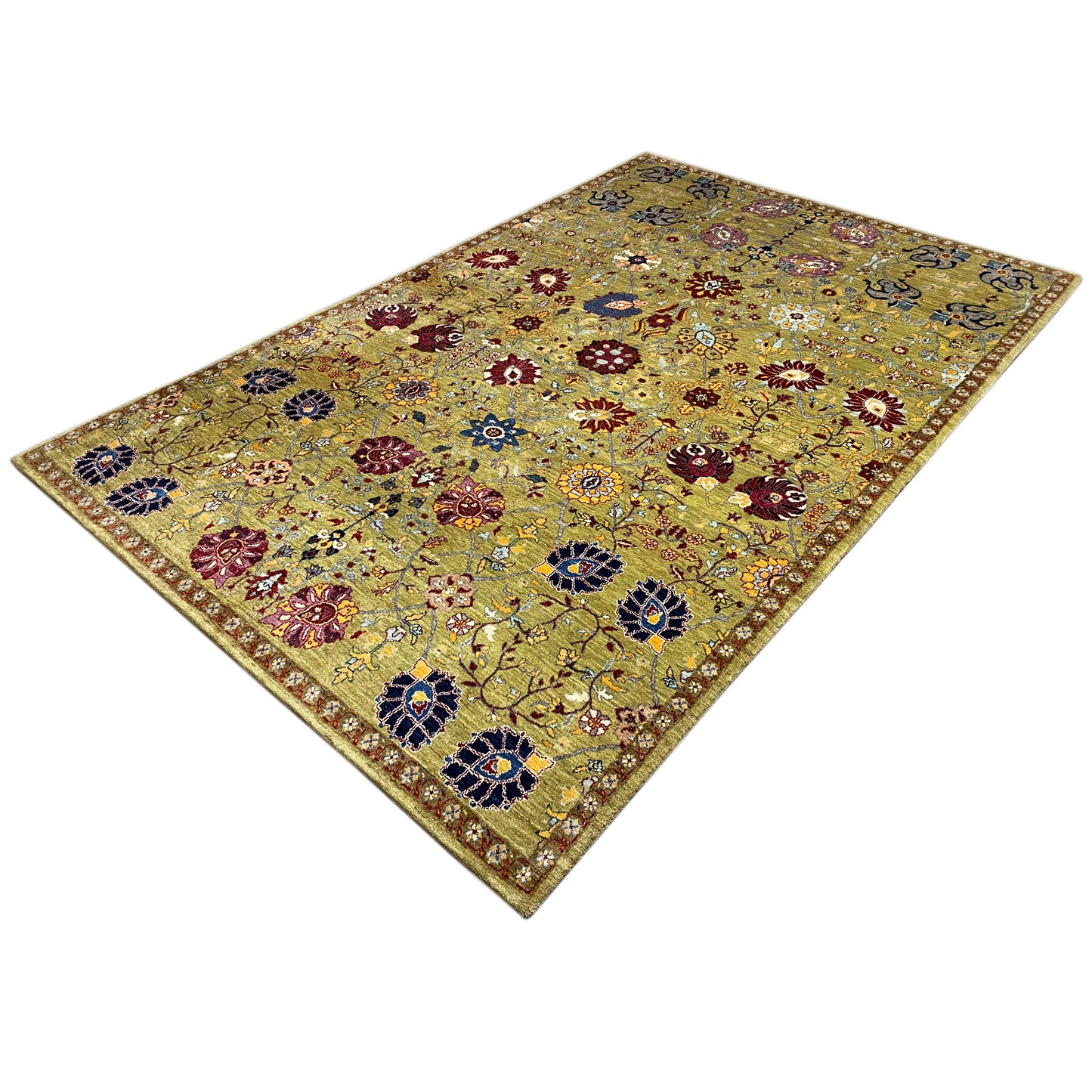 Beiger Luri Gabbeh Abstrakt 299x200 cm - German Carpet Shop