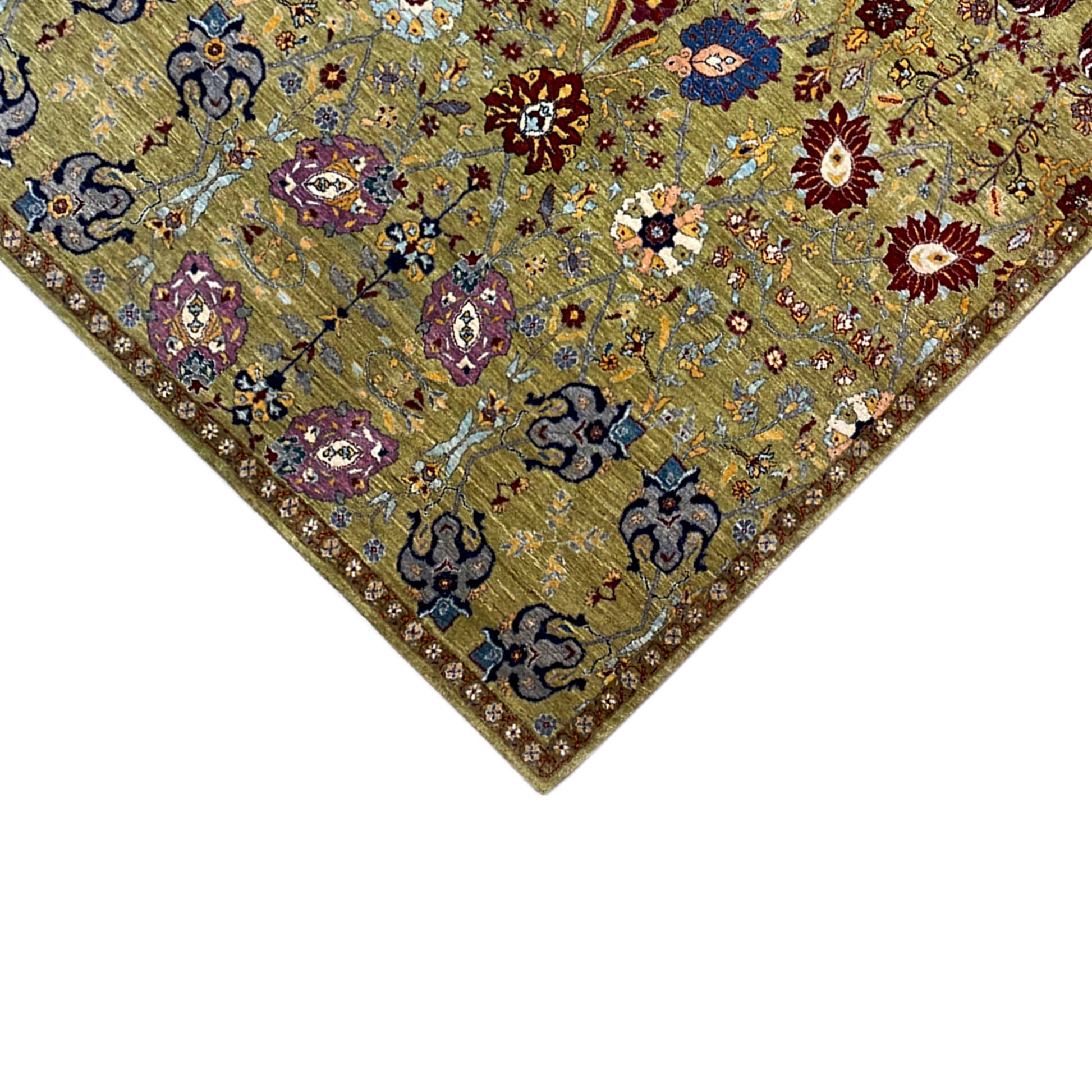 Beiger Luri Gabbeh Abstrakt 299x200 cm - German Carpet Shop