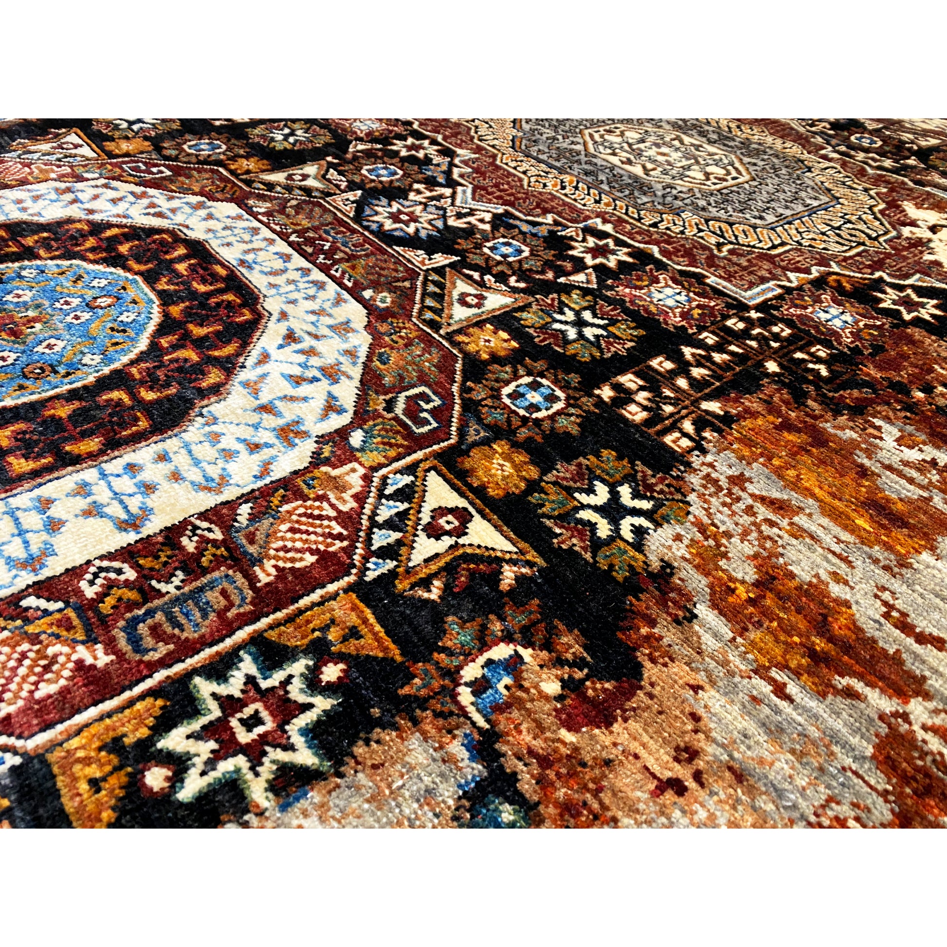 Mamluk Teppich, Erdtöne, 184x124 cm - German Carpet Shop