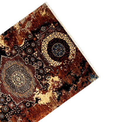 Mamluk Teppich, Erdtöne, 184x124 cm - German Carpet Shop