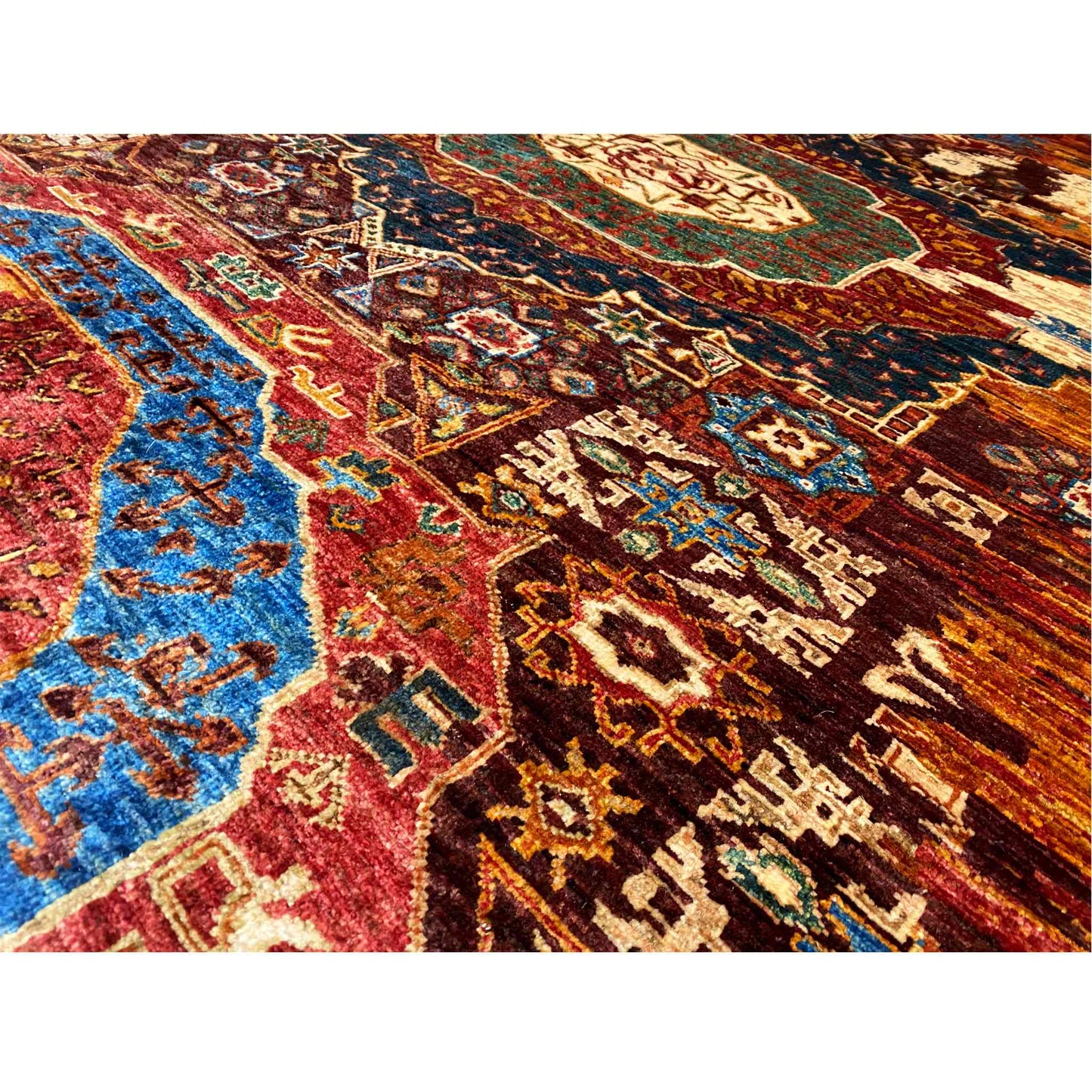 Mamluk Teppich, Rost/Mehrfarbig, 239x172 cm - German Carpet Shop