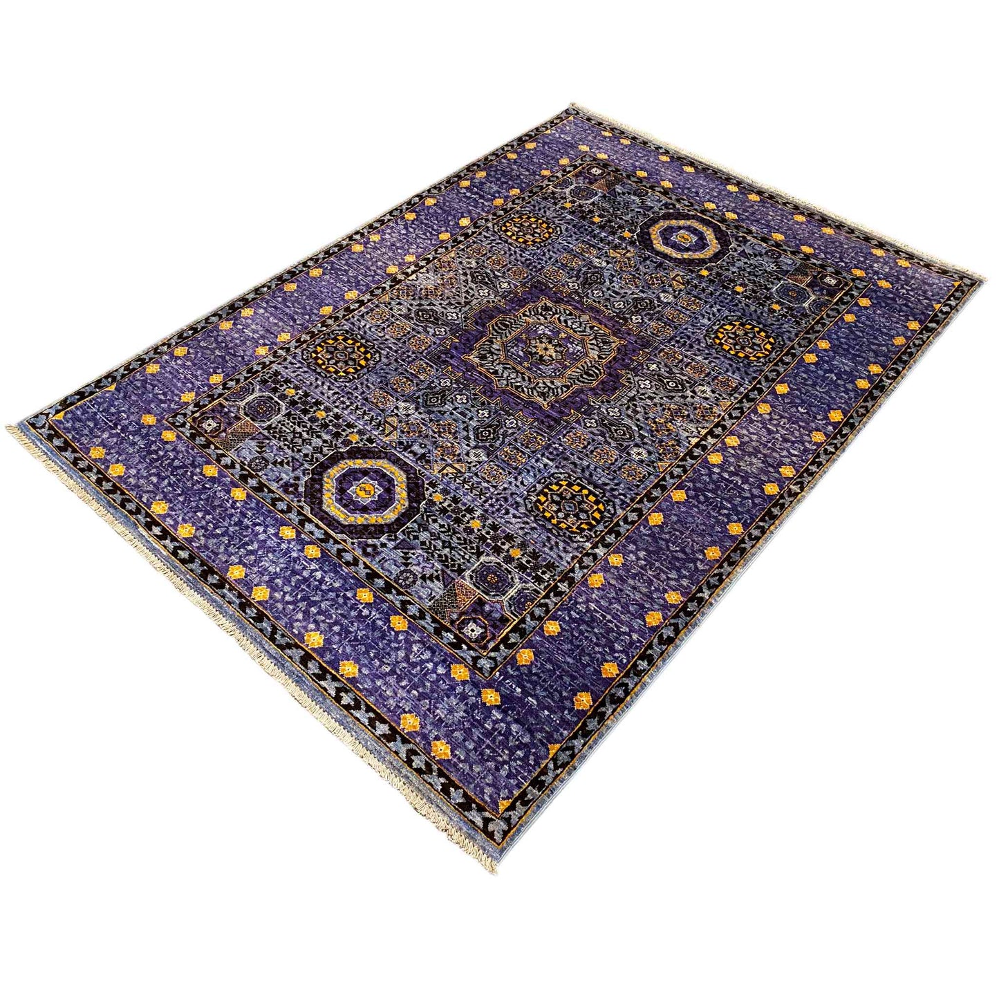 Handgeknüpfter Mamluk Teppich 185x135 cm - German Carpet Shop