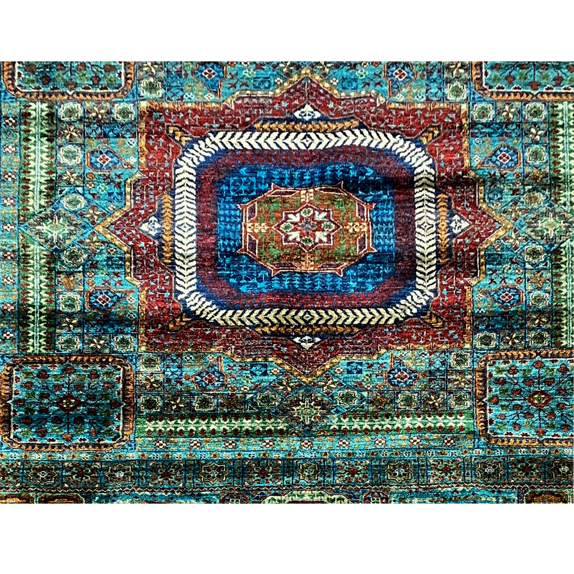 Handgeknüpfter Mamluk Teppich 302x212 cm - German Carpet Shop
