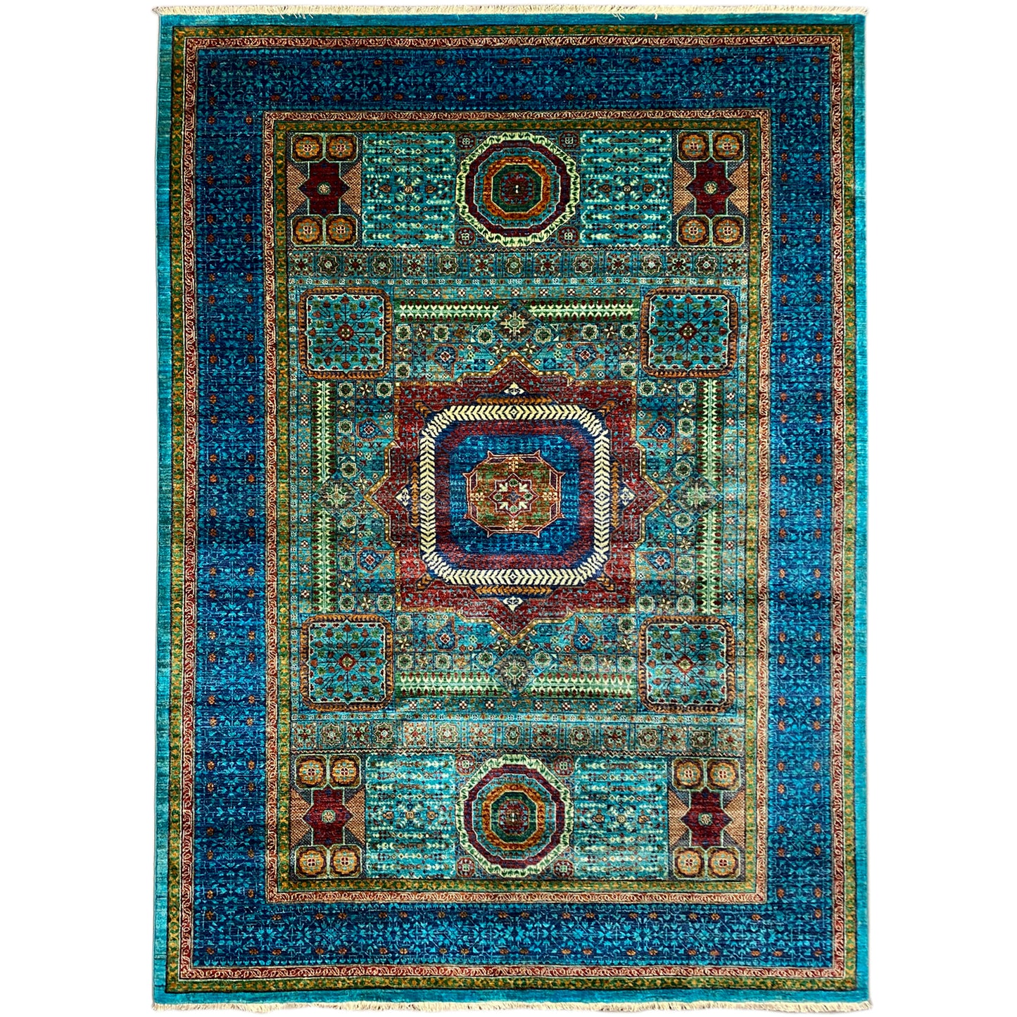 Handgeknüpfter Mamluk Teppich 302x212 cm - German Carpet Shop