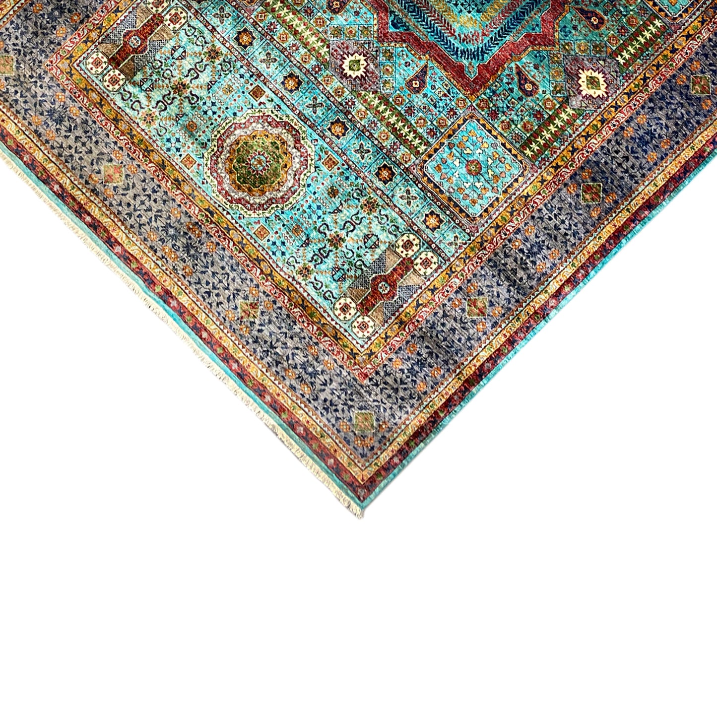 Handgeknüpfter Mamluk Teppich 303x221 cm - German Carpet Shop