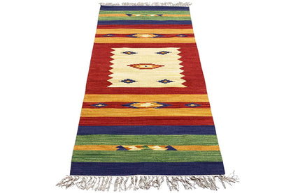 Moderner Kelim Teppich - Samak (80x200 cm) - German Carpet Shop
