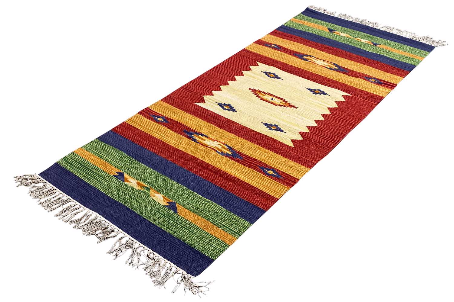 Moderner Kelim Teppich - Samak (80x200 cm) - German Carpet Shop