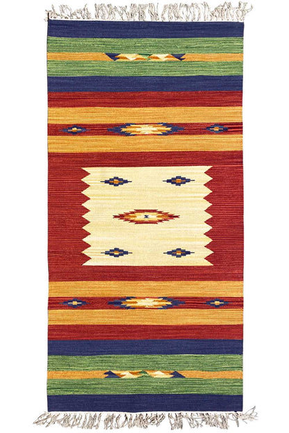 Moderner Kelim Teppich - Samak (80x200 cm) - German Carpet Shop