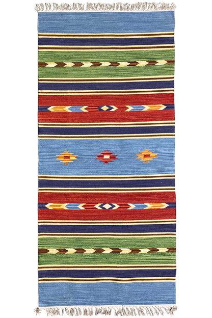 Moderner Kelim Teppich - Samak (80x200 cm) - German Carpet Shop