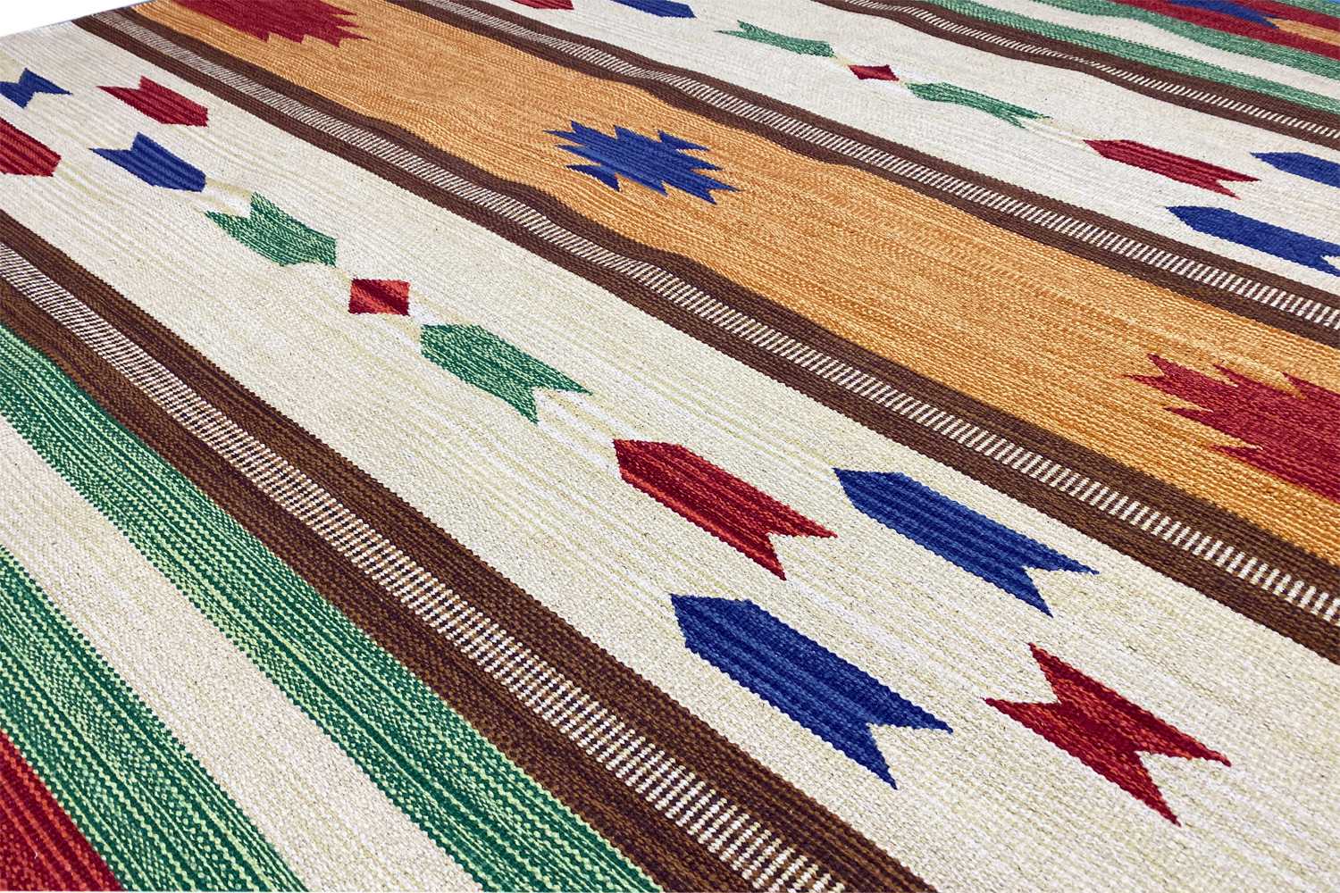 Moderner Kelim Teppich - Samak (140X200 cm) - German Carpet Shop