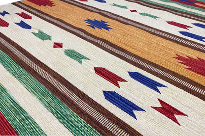 Moderner Kelim Teppich - Samak (140X200 cm) - German Carpet Shop