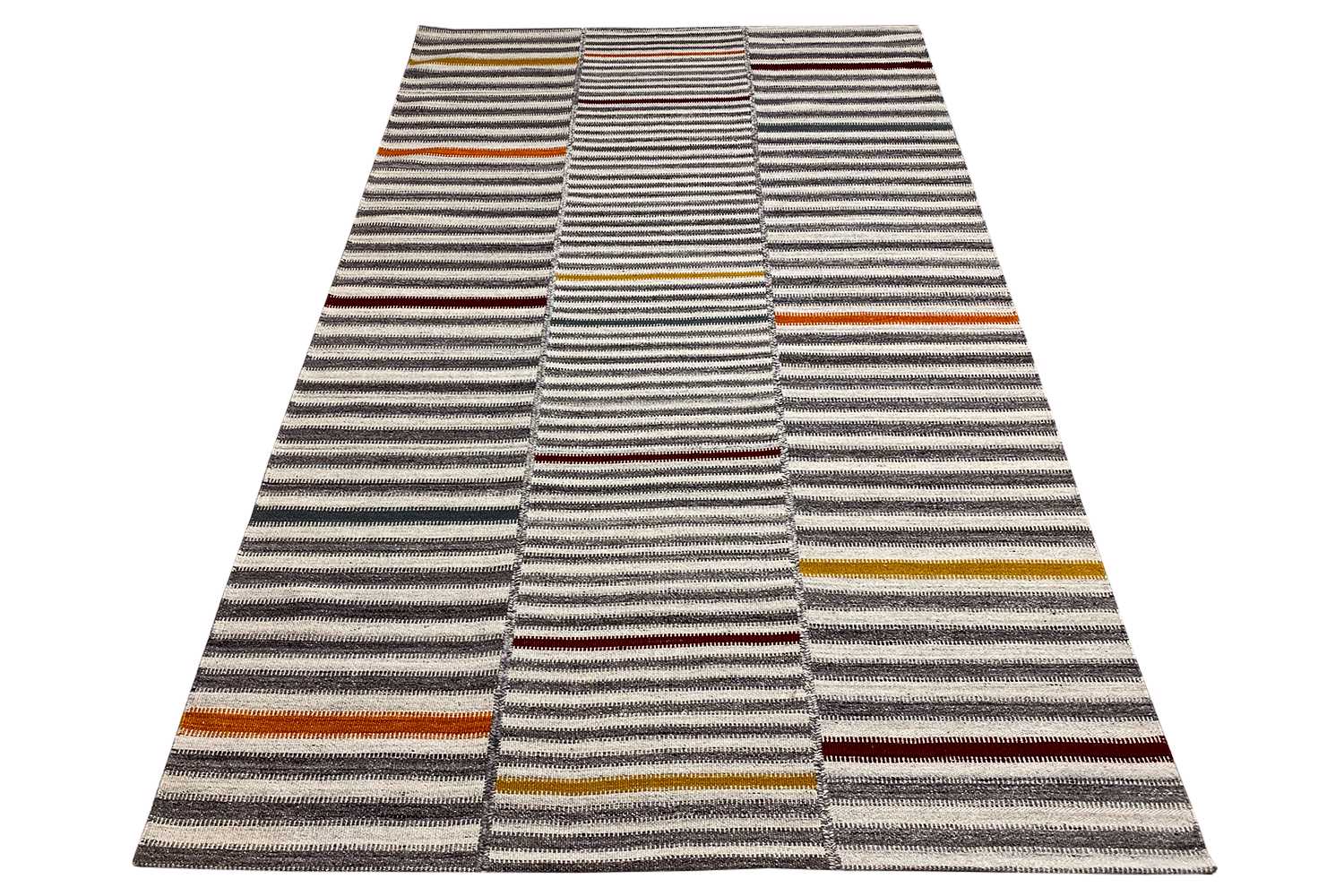 Moderne Kelim - Dhurrie - (245x157 cm) - German Carpet Shop