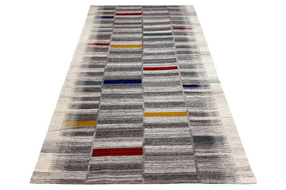 Moderne Kelim - Dhurrie - (241x154 cm) - German Carpet Shop