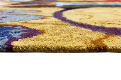 Julia Stefan "Paris" Designer Teppich - Handgeknüpft aus Wolle & Seide, 311x254cm (10.2x8.3ft) - German Carpet Shop