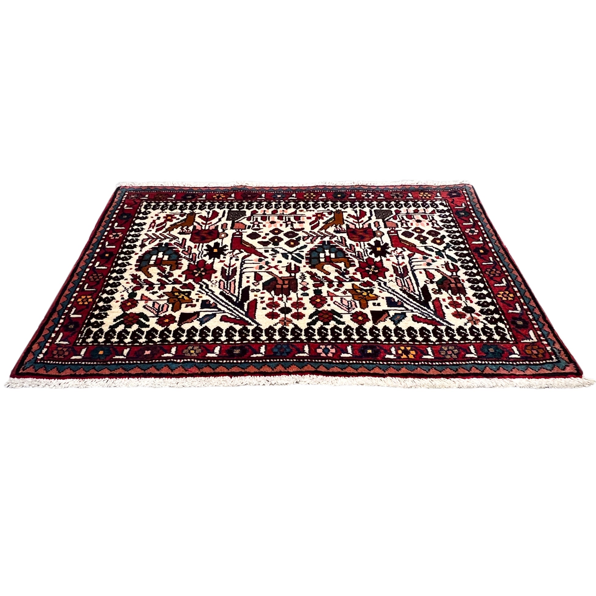  Poshti Teppich, Bunt, 104x68cm - Premium Poshti Teppich from German Carpet Shop - Just €199! Shop now at German Carpet Shop