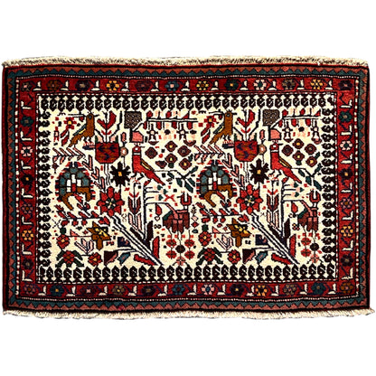  Poshti Teppich, Bunt, 104x68cm - Premium Poshti Teppich from German Carpet Shop - Just €199! Shop now at German Carpet Shop