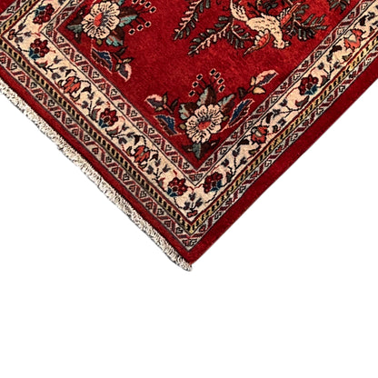  Poshti Teppich, Rot, 102x62cm - Premium Poshti Teppich from German Carpet Shop - Just €199! Shop now at German Carpet Shop