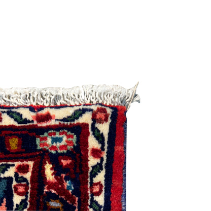  Poshti Teppich, Rot, 77x51cm - Premium Poshti Teppich from German Carpet Shop - Just €170! Shop now at German Carpet Shop