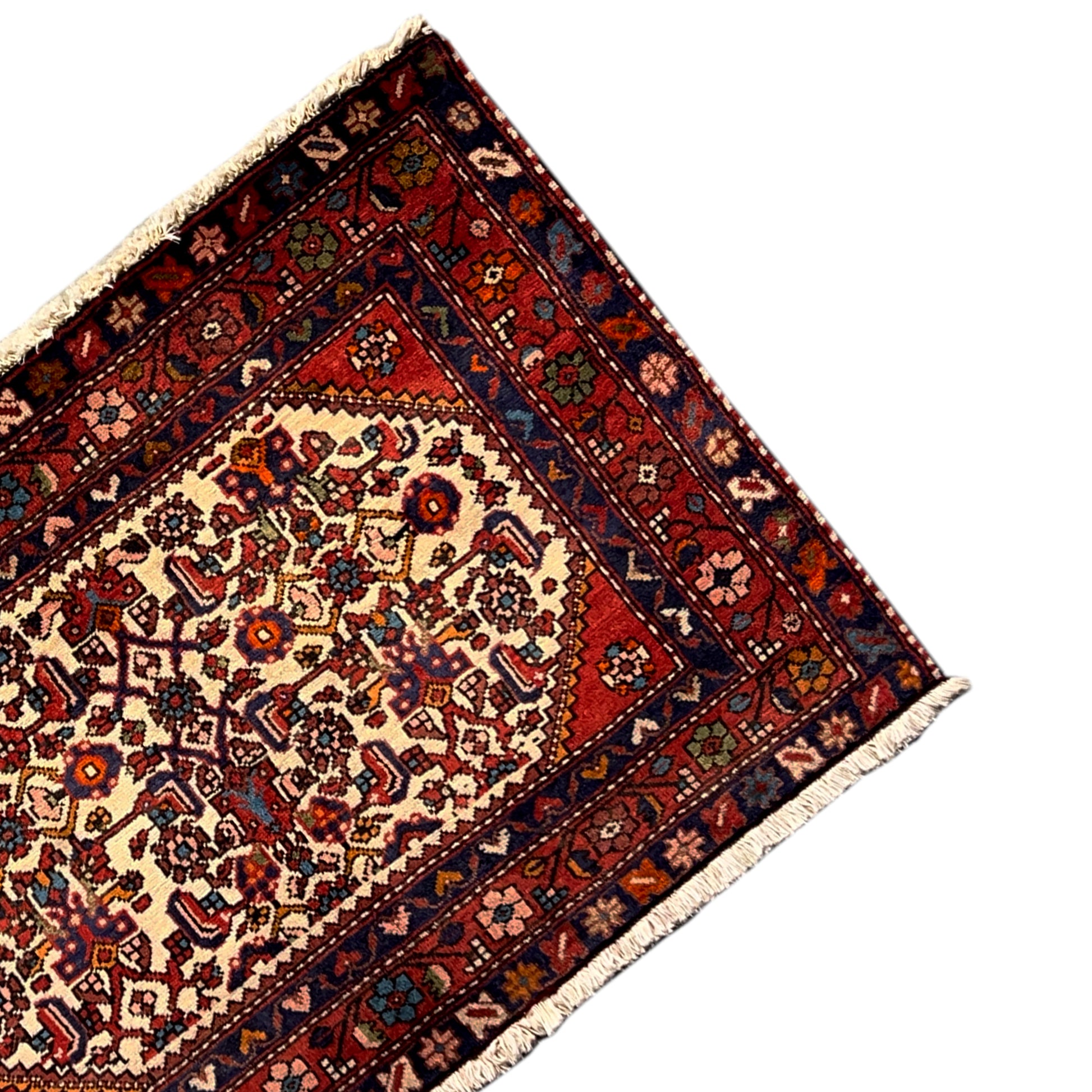  Poshti Teppich, Rot, 109x66cm - Premium Poshti Teppich from German Carpet Shop - Just €199! Shop now at German Carpet Shop