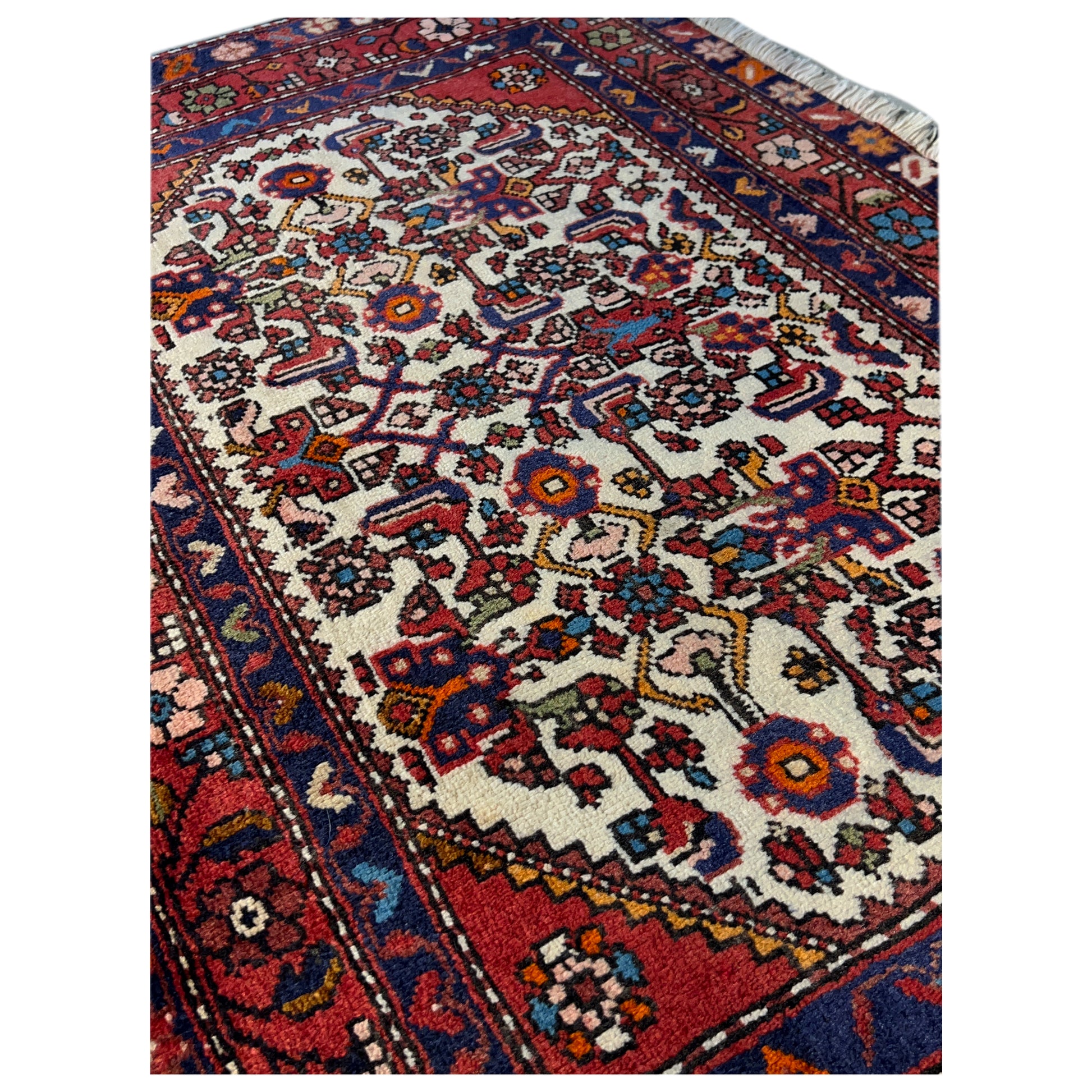  Poshti Teppich, Rot, 109x66cm - Premium Poshti Teppich from German Carpet Shop - Just €199! Shop now at German Carpet Shop