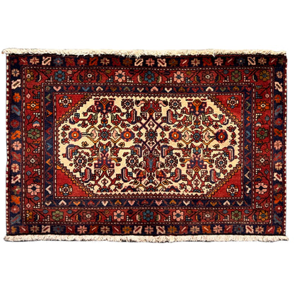  Poshti Teppich, Rot, 109x66cm - Premium Poshti Teppich from German Carpet Shop - Just €199! Shop now at German Carpet Shop