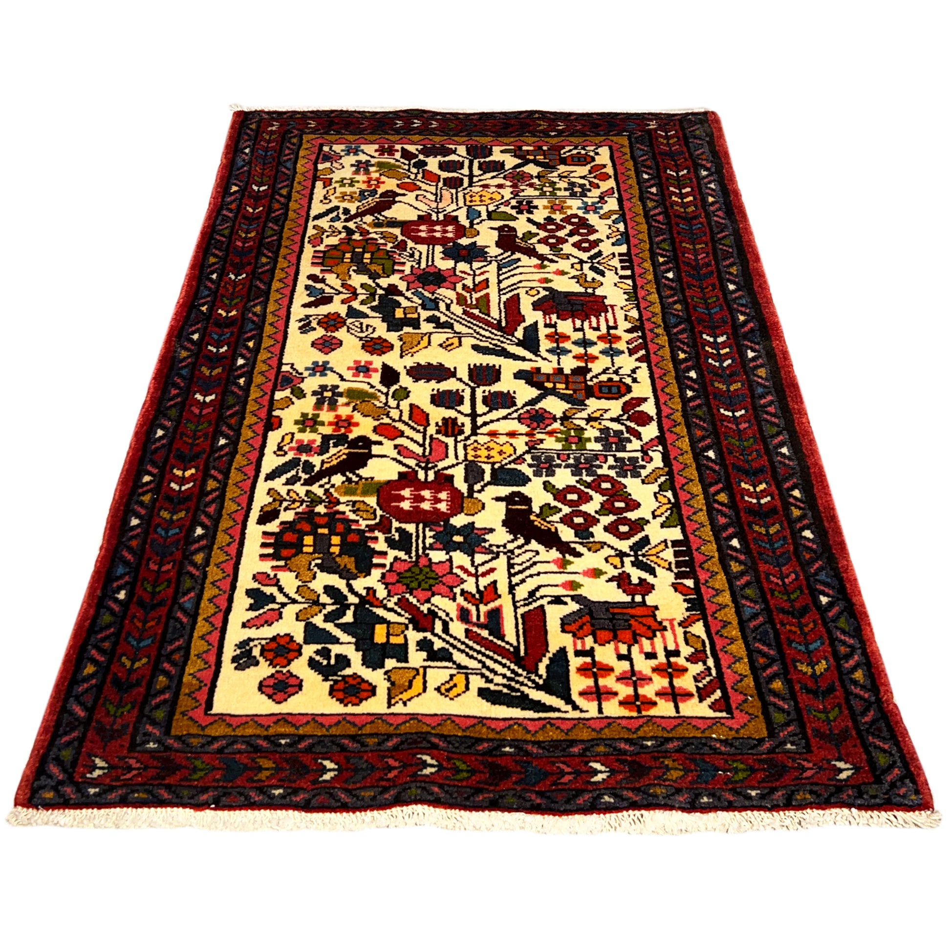  Poshti Teppich, Bunt, 99x68cm - Premium Poshti Teppich from German Carpet Shop - Just €220! Shop now at German Carpet Shop