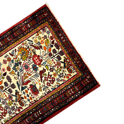  Poshti Teppich, Bunt, 99x68cm - Premium Poshti Teppich from German Carpet Shop - Just €220! Shop now at German Carpet Shop