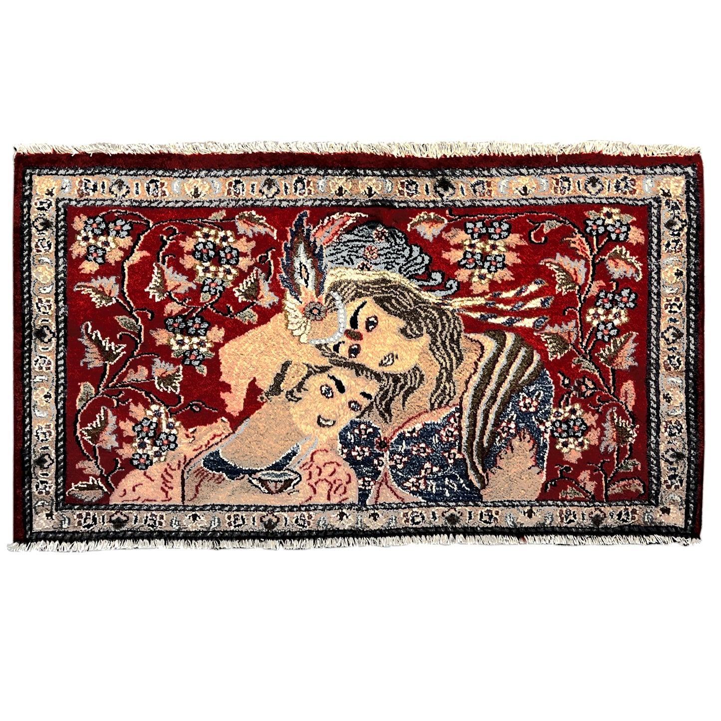  Poshti Teppich Rot, 98x53cm - Premium Poshti Teppich from German Carpet Shop - Just €239! Shop now at German Carpet Shop