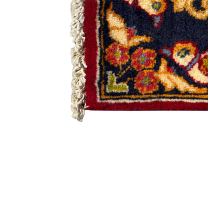  Poshti Teppich, Rot, 66x64 cm - Premium Poshti Teppich from German Carpet Shop - Just €190! Shop now at German Carpet Shop