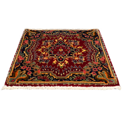  Poshti Teppich, Rot, 64x61 cm - Premium Poshti Teppich from German Carpet Shop - Just €190! Shop now at German Carpet Shop