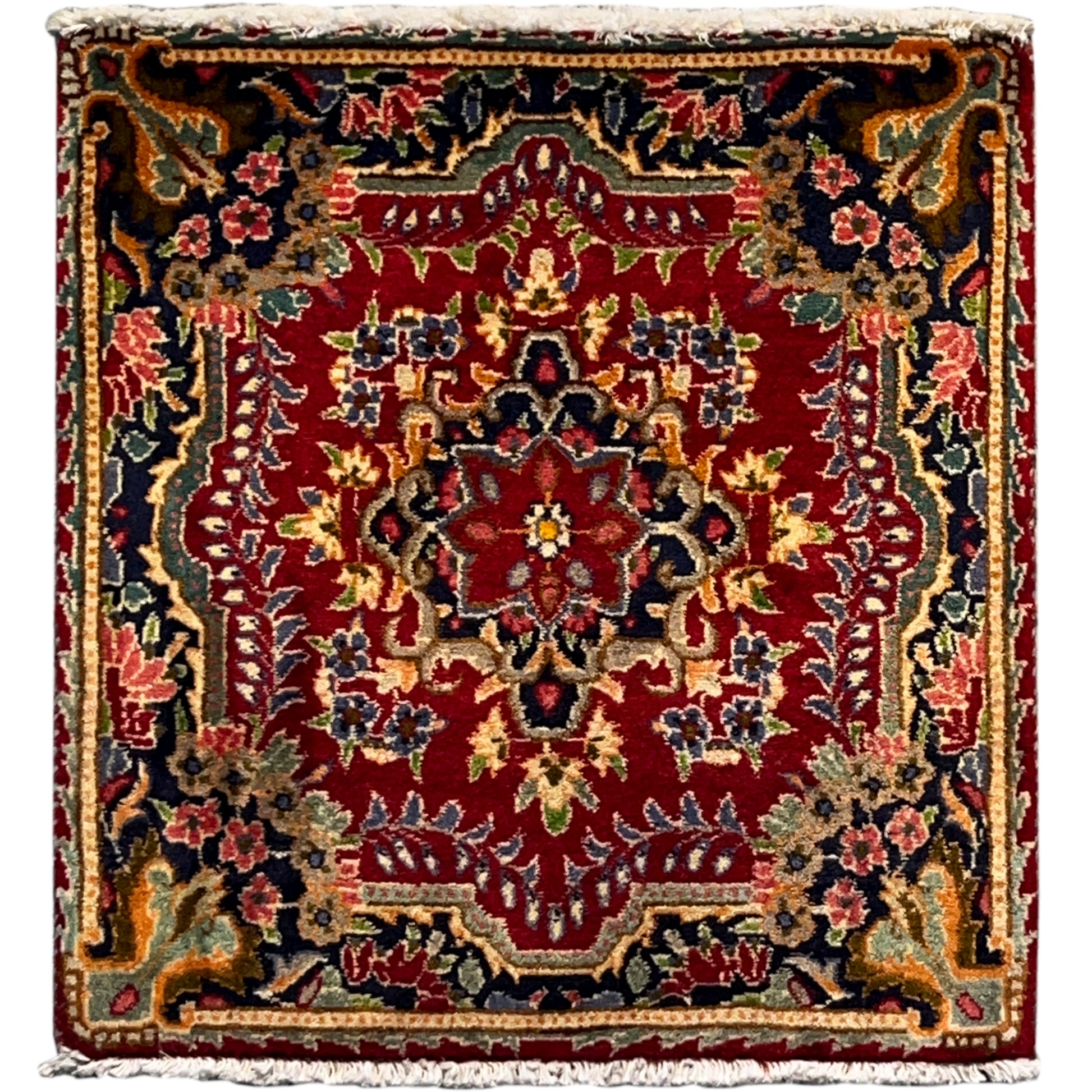  Poshti Teppich, Rot, 64x61 cm - Premium Poshti Teppich from German Carpet Shop - Just €190! Shop now at German Carpet Shop
