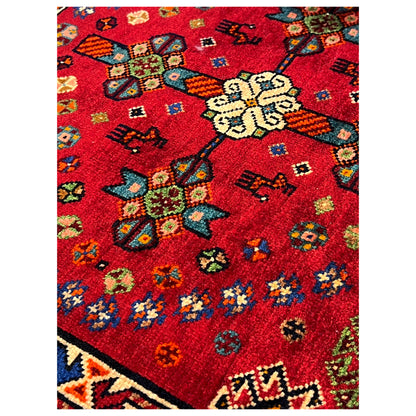 Poshti Teppich, Rot, 55x56cm - German Carpet Shop