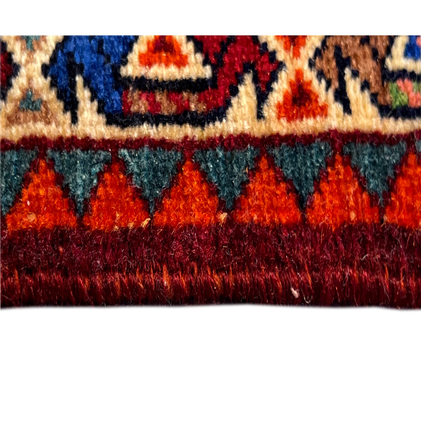 Poshti Teppich, Rot, 55x56cm - German Carpet Shop
