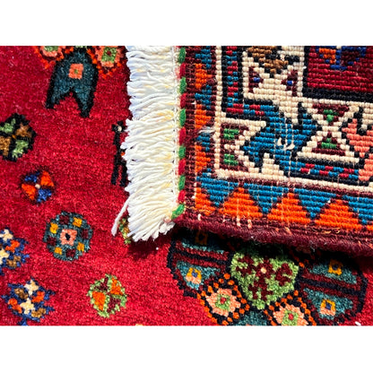 Poshti Teppich, Rot, 55x56cm - German Carpet Shop