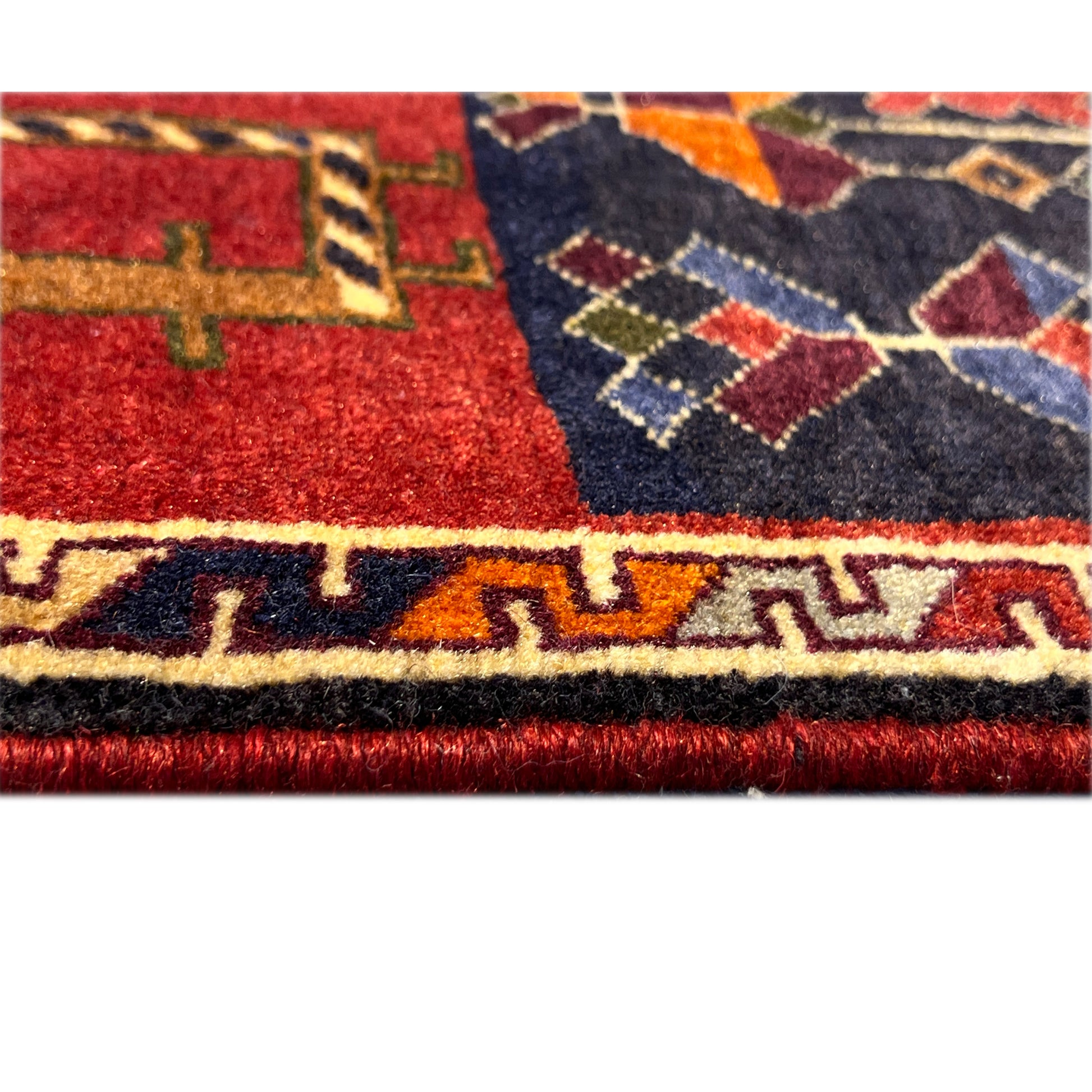  Poshti Teppich, Rot, 51x50 cm - Premium Poshti Teppich from German Carpet Shop - Just €140! Shop now at German Carpet Shop