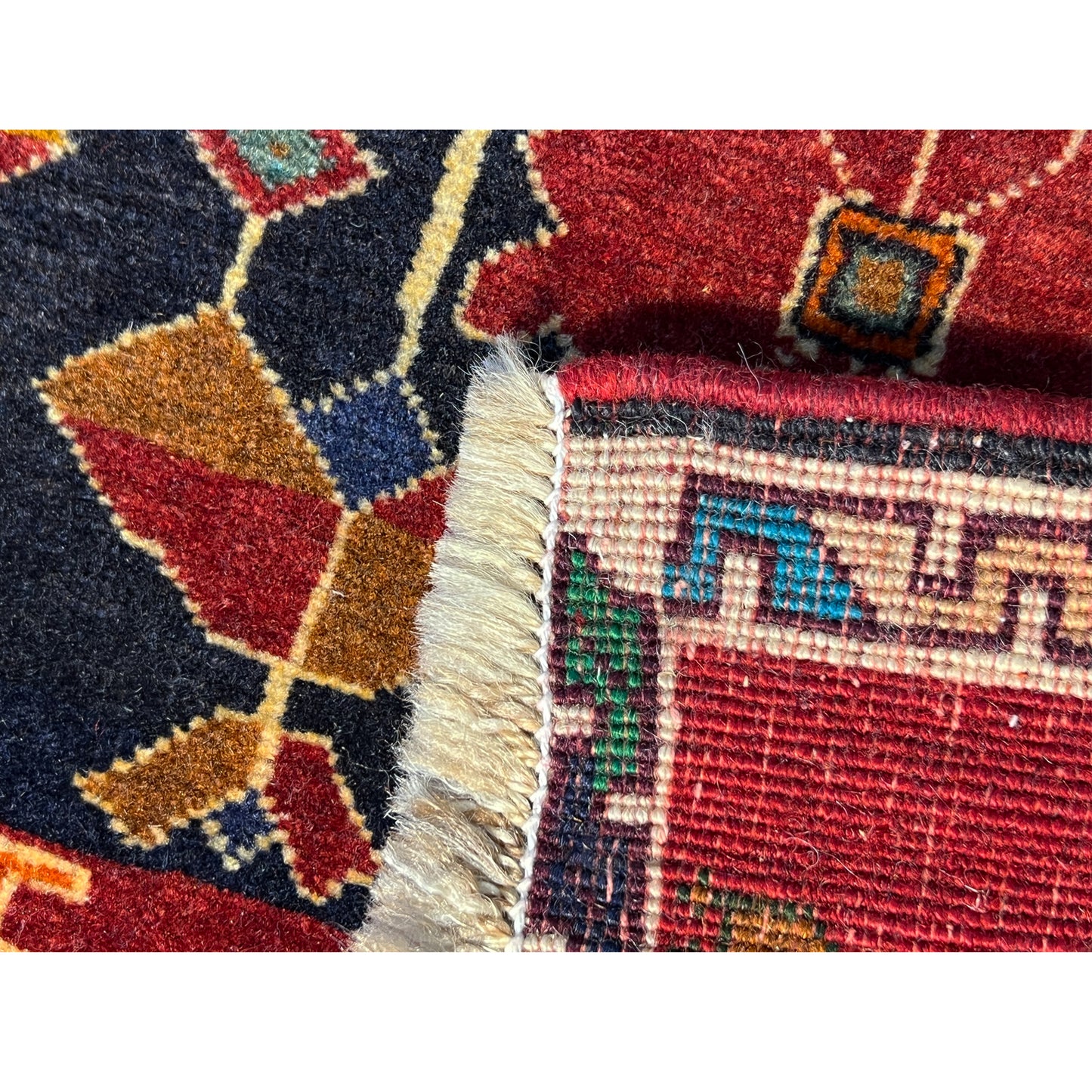  Poshti Teppich, Rot, 51x50 cm - Premium Poshti Teppich from German Carpet Shop - Just €140! Shop now at German Carpet Shop