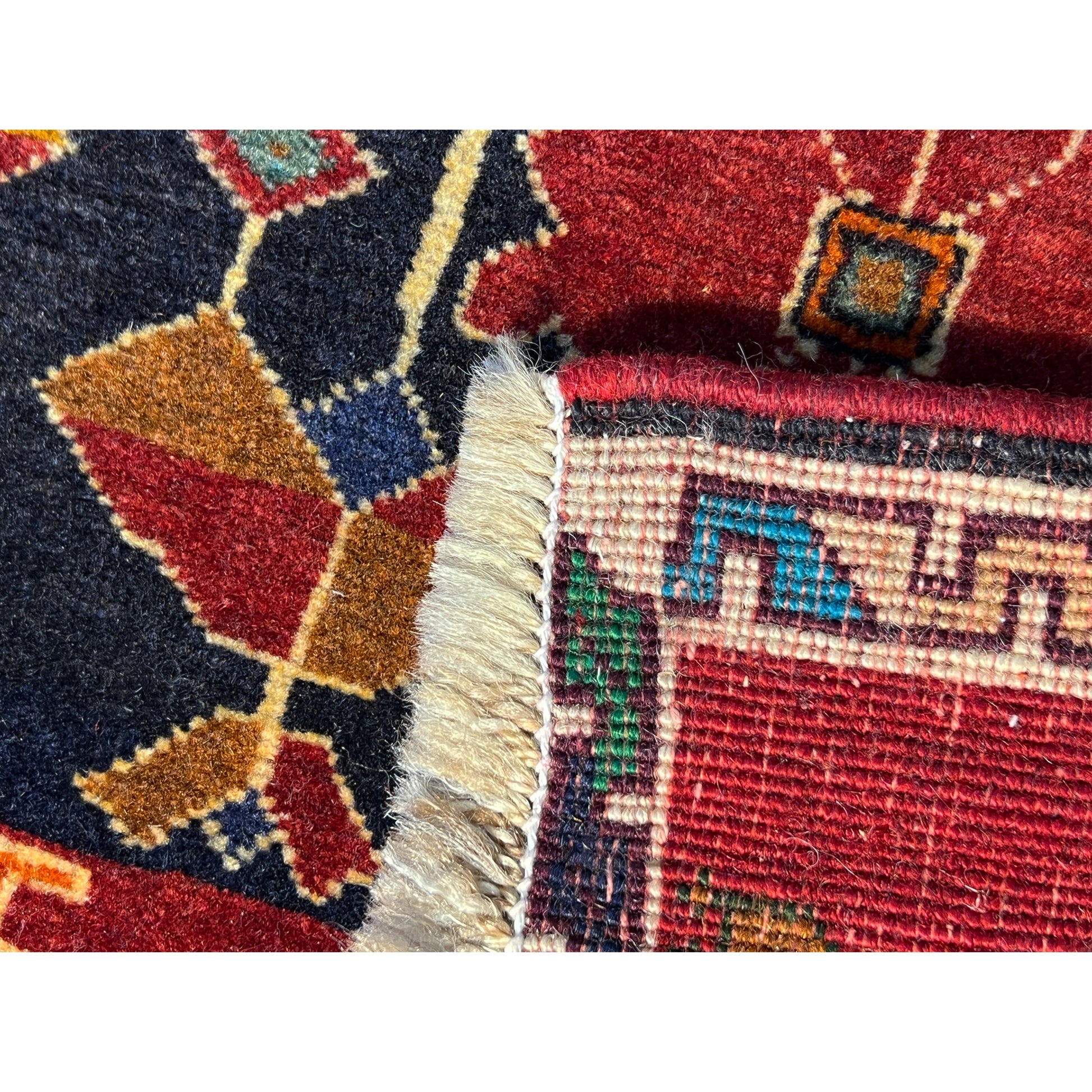  Poshti Teppich, Rot, 51x50 cm - Premium Poshti Teppich from German Carpet Shop - Just €140! Shop now at German Carpet Shop