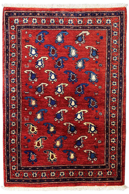  Qashqai Exklusiv (126x81 cm) - Premium Teppich from German Carpet Shop - Just €750! Shop now at German Carpet Shop