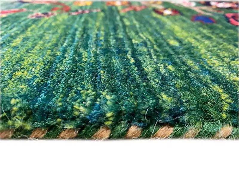  Qashqai Exklusiv (98x98 cm) - Premium Teppich from German Carpet Shop - Just €900! Shop now at German Carpet Shop