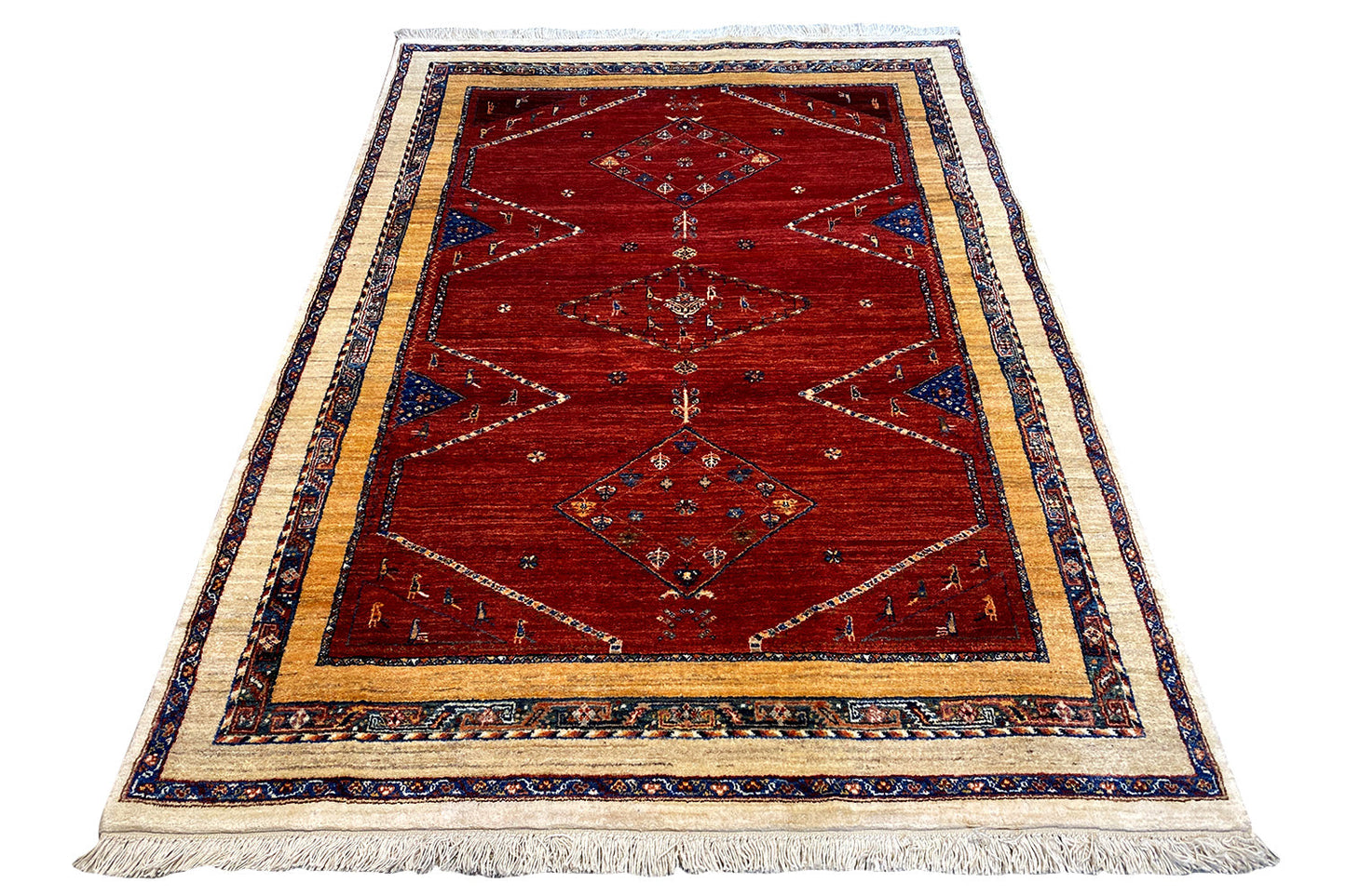 Qashqai Exklusiv 19944 - (193x143cm) - German Carpet Shop