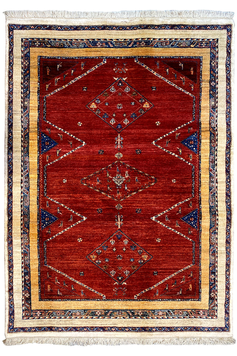 Qashqai Exklusiv 19944 - (193x143cm) - German Carpet Shop