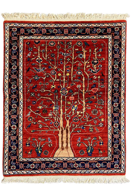  Qashqai Exklusiv (119x94 cm) - Premium Teppich from German Carpet Shop - Just €800! Shop now at German Carpet Shop