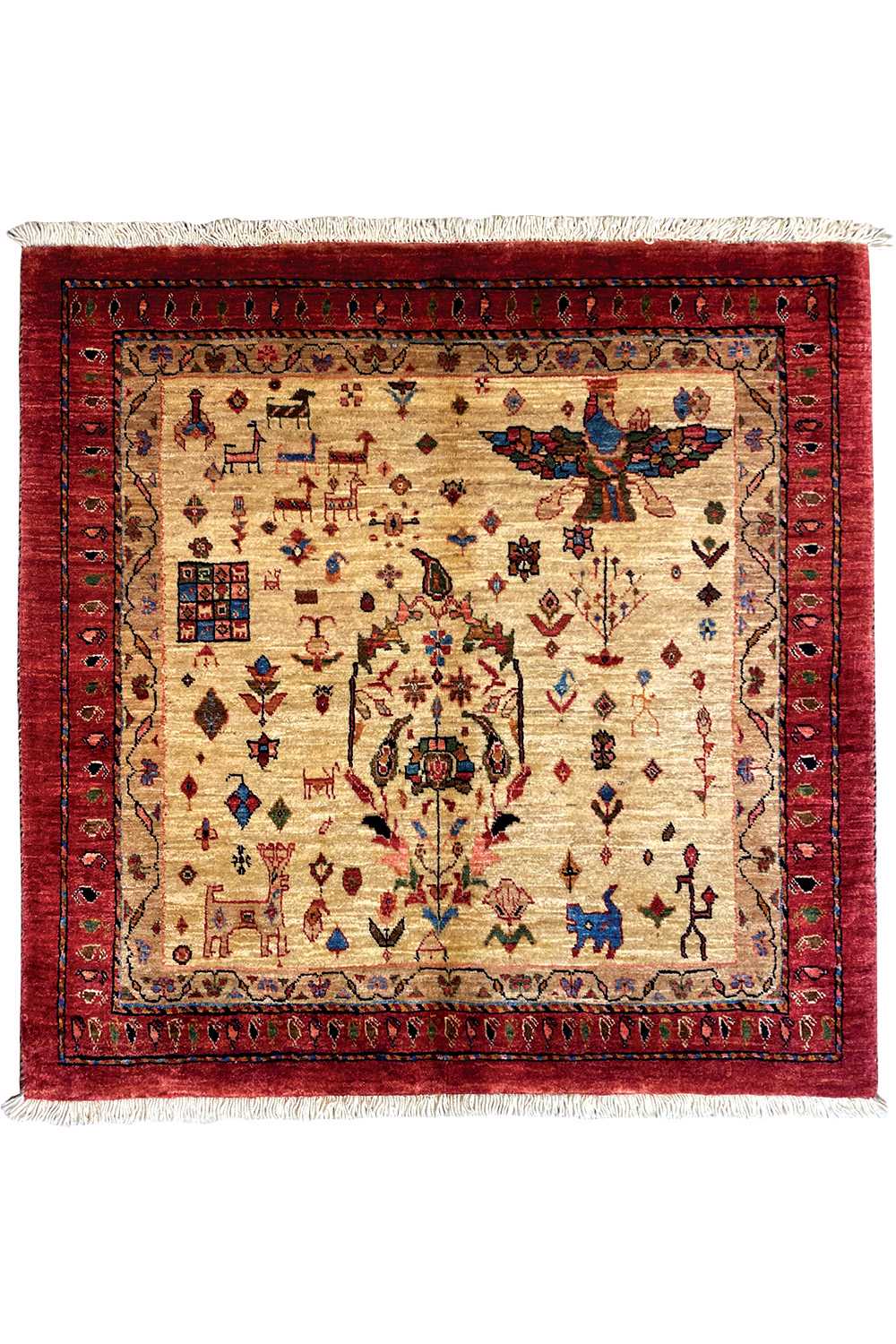 Qashqai Exklusiv (100x99cm) - German Carpet Shop