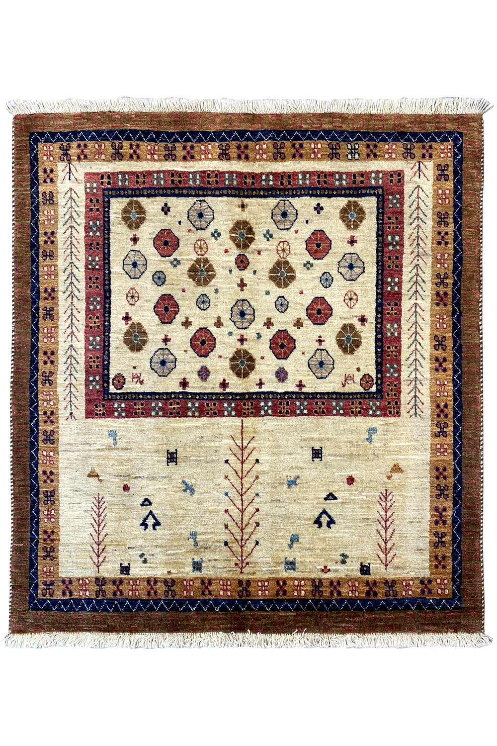 Qashqai Exklusiv 303648 - (102x97cm) - German Carpet Shop