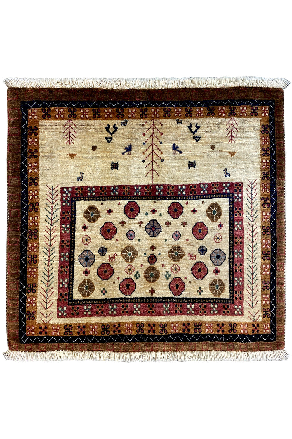Qashqai Exklusiv 303649 - (90x79cm) - German Carpet Shop