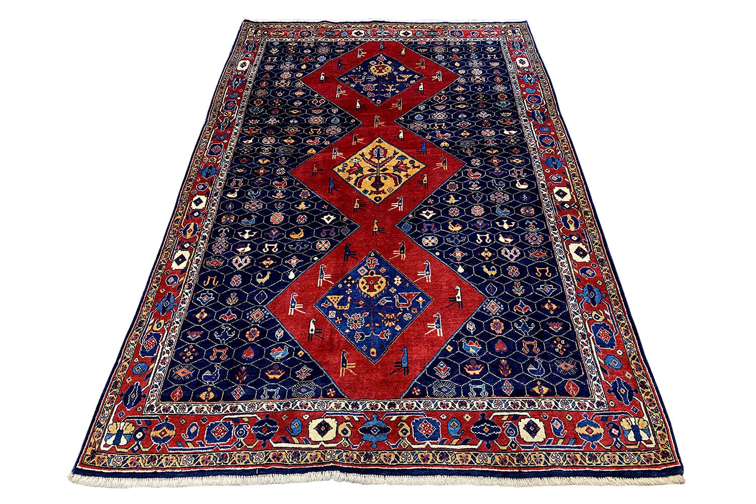  Qashqai Exklusiv - 505156 (220x147 cm) - Premium Teppich from German Carpet Shop - Just €1599! Shop now at German Carpet Shop