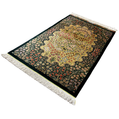 Ghom silk carpet - 900846 (123x79 cm)