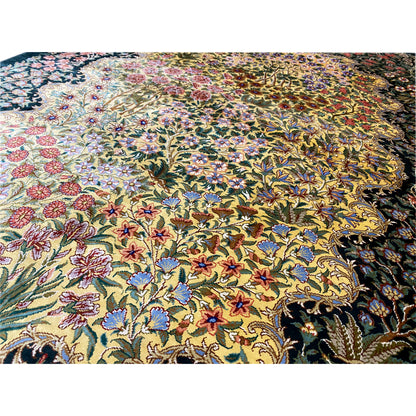 Ghom silk carpet - 900846 (123x79 cm)