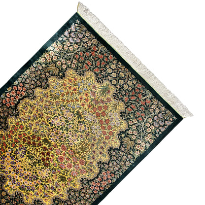 Ghom silk carpet - 900846 (123x79 cm)