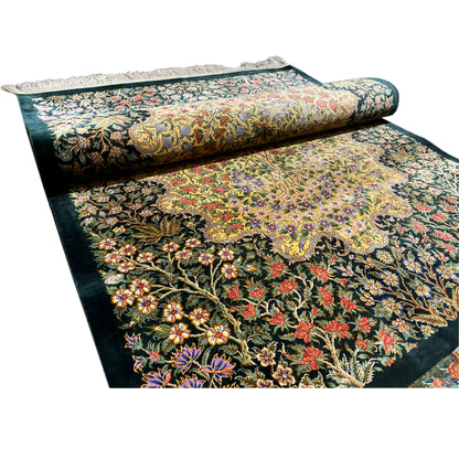 Ghom silk carpet - 900846 (123x79 cm)